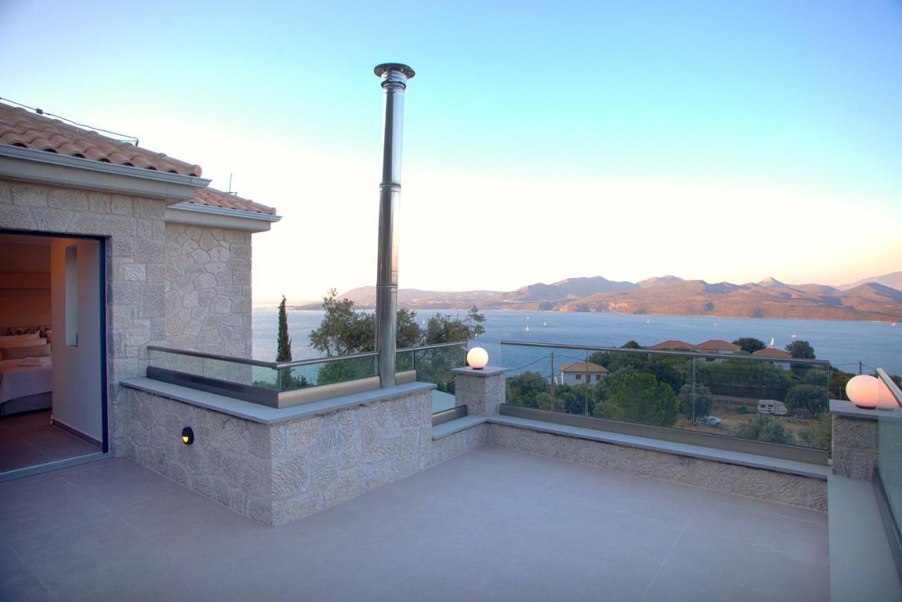 Ionian Stone Luxury Villa Никиана Экстерьер фото