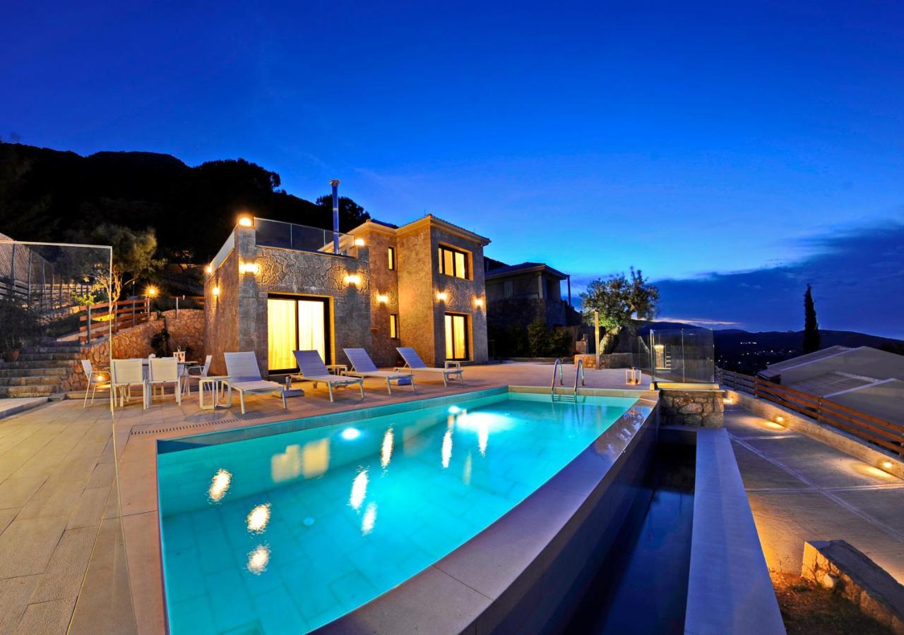 Ionian Stone Luxury Villa Никиана Экстерьер фото