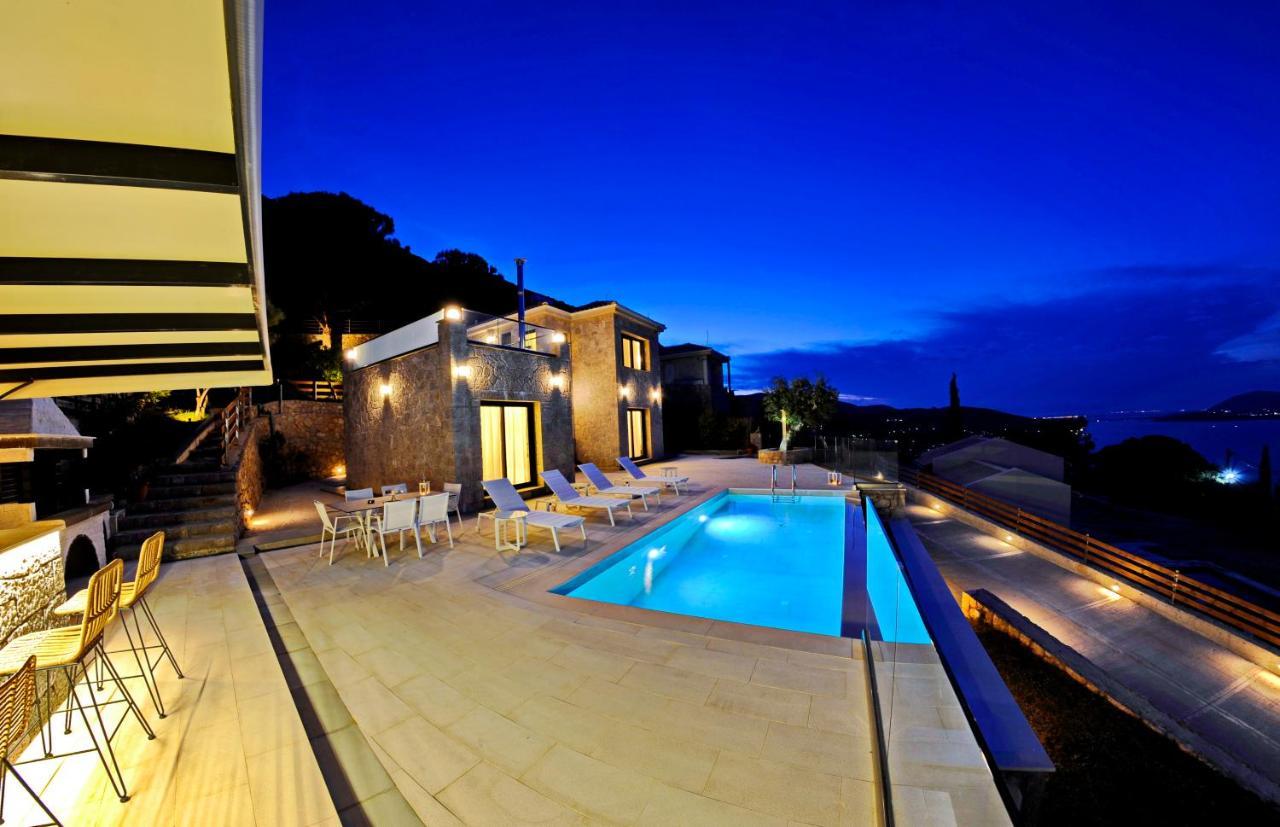 Ionian Stone Luxury Villa Никиана Экстерьер фото