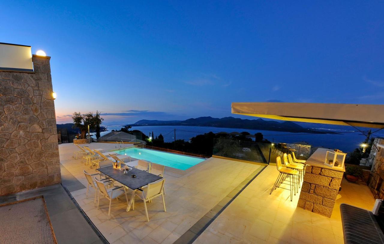 Ionian Stone Luxury Villa Никиана Экстерьер фото