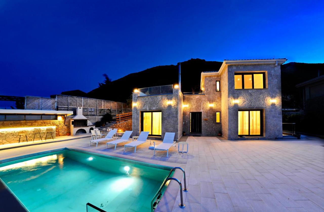 Ionian Stone Luxury Villa Никиана Экстерьер фото