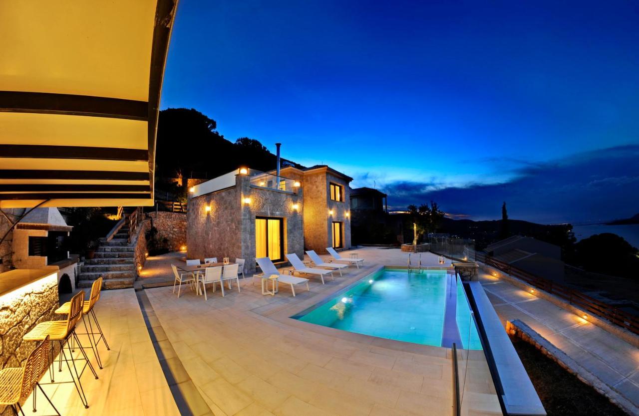 Ionian Stone Luxury Villa Никиана Экстерьер фото