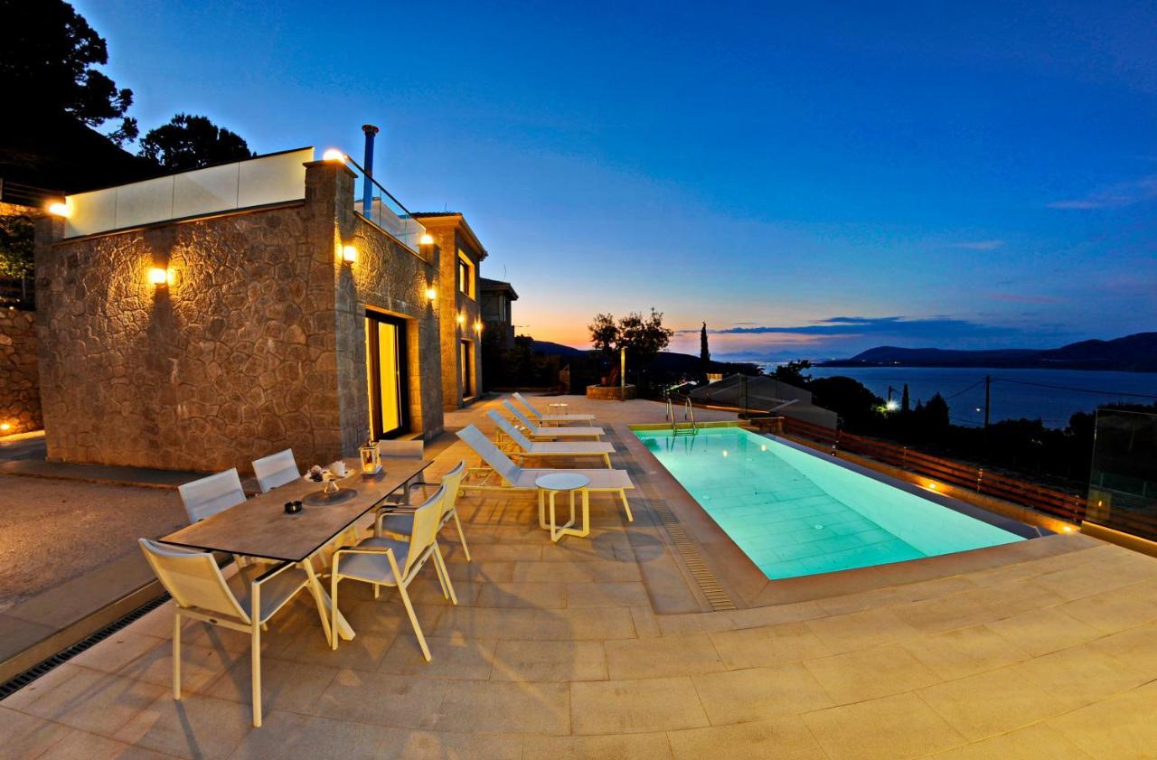 Ionian Stone Luxury Villa Никиана Экстерьер фото