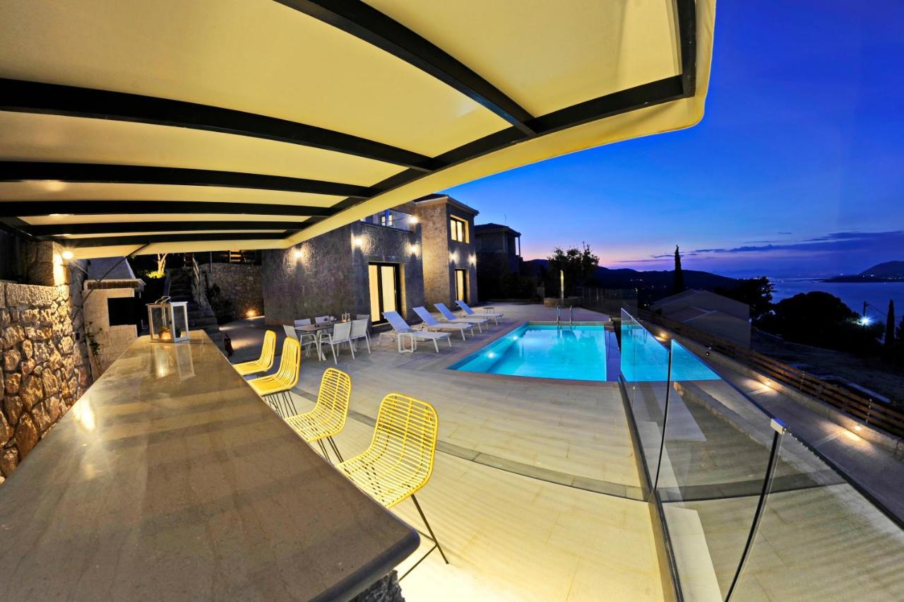 Ionian Stone Luxury Villa Никиана Экстерьер фото