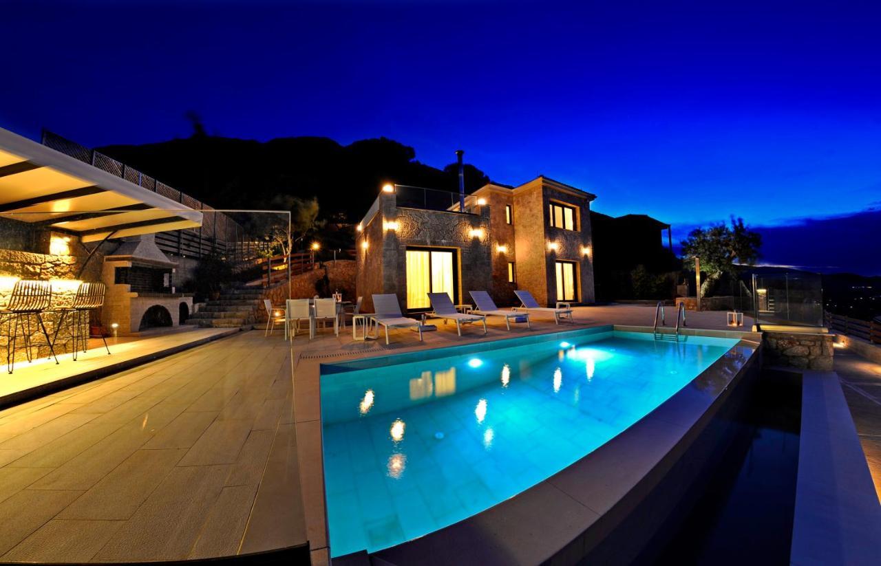Ionian Stone Luxury Villa Никиана Экстерьер фото