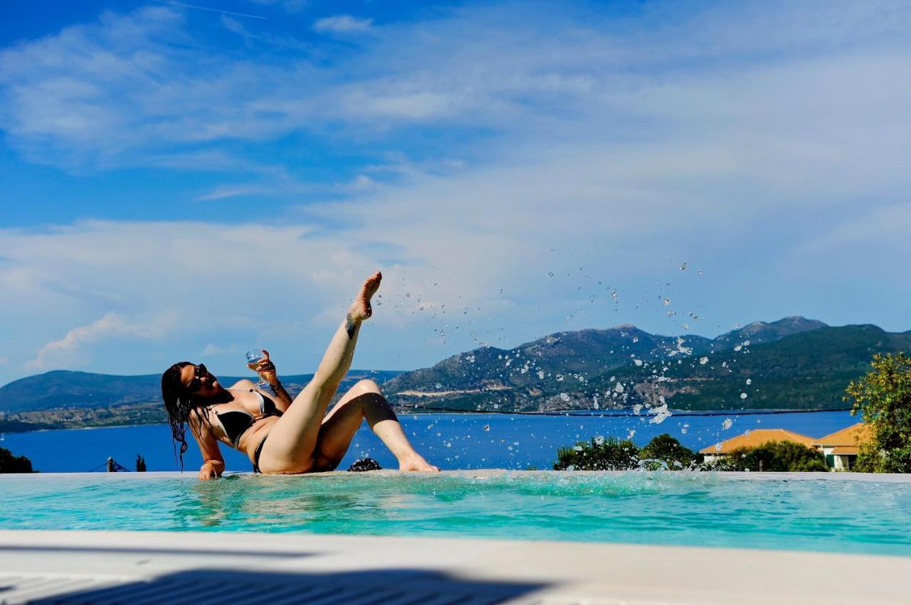 Ionian Stone Luxury Villa Никиана Экстерьер фото