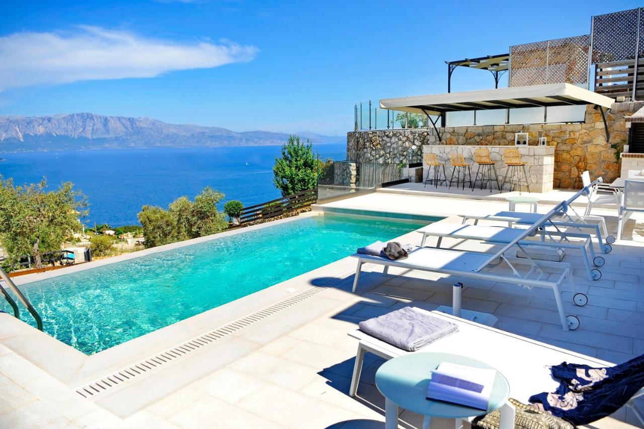 Ionian Stone Luxury Villa Никиана Экстерьер фото